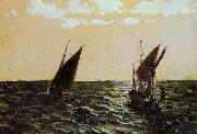 Eduardo de Martino Seascape oil painting reproduction